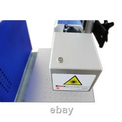 30W Raycus Fiber Laser Marking Engraver Machine & Rotary Axis for Tumblers FDA