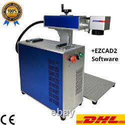 30W Raycus Fiber Laser Marking Machine 175175mm Stainless Steel Metal Engraving