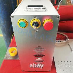 30W Raycus Fiber Laser Marking Machine CNC Metal Engraving Cut 80mm Rotary Axis