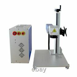 30W Raycus Fiber Laser Marking Machine Engraving Machine with Rotary for Tumbler