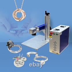 30W Raycus Fiber Laser Marking Machine Laser Metal Engraver for Tumbler FDA