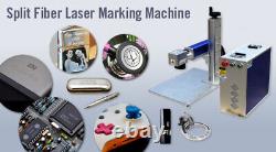 30W Raycus Laser Fiber Laser Marking Machine Metal Engraver with Rotary Axis