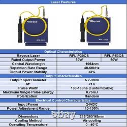 30W Raycus QS Fiber Laser Marking Machine For Metal Marking Ezcad2 Desktop