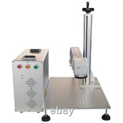 30W Smart Fiber Laser Marking Machine With Rotary&Raycus& CE FDA For Metal