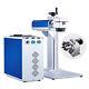 30w Split Fiber Laser Marking 6.9x6.9 Metal Marker Engraver With Rotary Axis