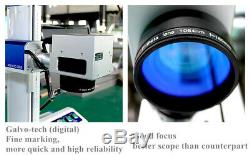 30W Split Fiber Laser Marking Engraving Machine Engraver Metal &Non-metal CE FDA