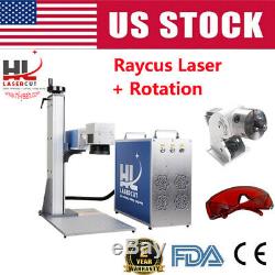 30W Split Fiber Laser Marking Engraving Machine Metal Engraver Equipment, FDA CE