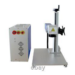 30W Split Fiber Laser Marking Engraving Machine with Rotation Axis &Raycus Laser