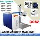 30w Split Fiber Laser Marking Machine Engraving Engraver Machine + Rotary Axis