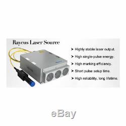 30W Split Fiber Laser Marking Machine FDA with Raycus Laser+Rotation Axis+Gift