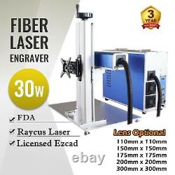 30W Split Fiber Laser Marking Machine Metal Engraving Equipment Raycus Laser