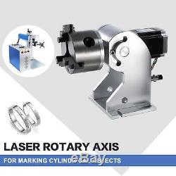 30W Split Fiber Laser Marking Machine With Rotation Axis 7.9x7.9 Ezcad2 FDA CE