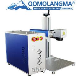 30W Split Fiber Laser Marking Machine with Rotation Axis Raycus for Jewelry/Guns