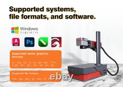 30W integrated fiber optic cable Laser Marking Machine Laser engraving machine