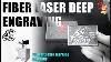 30w Desktop Fiber Laser Marking Machine For Deep Engraving Laser Deep Engraving On Metal Steel