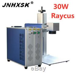 30w Raycus new machine fiber laser marking machine engraver ring nameplate metal