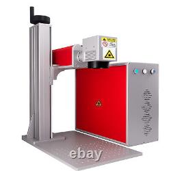 30x30cm 60W 110V JPT M7 Mopa Fiber Laser Marking Machine Steel Metal 11.8x11.8in