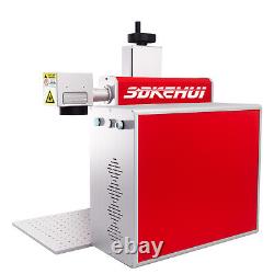 30x30cm 60W 110V JPT M7 Mopa Fiber Laser Marking Machine Steel Metal 11.8x11.8in