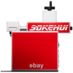 30x30cm 60W 110V JPT M7 Mopa Fiber Laser Marking Machine Steel Metal 11.8x11.8in