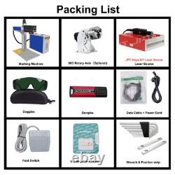 3D 200W JPT MOPA Fiber Laser Marking Machine Curved Relief Deep Engraving EZCAD3