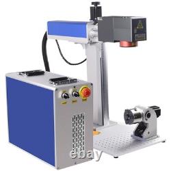 3D 300W JPT M7 MOPA Fiber Laser Marking Machine Curved Relief Deep Engraving US