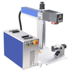3D 300W JPT MOPA Fiber Laser Marking Machine EZCAD3 Curved Relief Deep Engraver