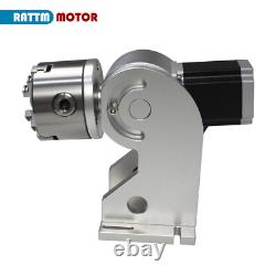 3 Jaw 80mm D80/Ring/Round Wheel Rotary Axis for Fiber Laser Marking Machine/Pen