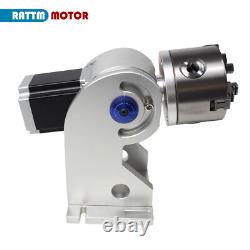 3 Jaw 80mm D80/Ring/Round Wheel Rotary Axis for Fiber Laser Marking Machine/Pen