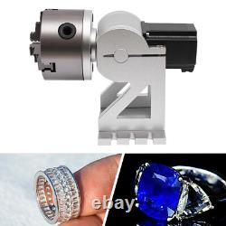 3 Jaws Rotary Chuck for Laser Marking Machine, Fiber Laser Engraver Attachment