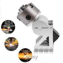 3 Jaws Rotary Chuck for Laser Marking Machine, Fiber Laser Engraver Attachment