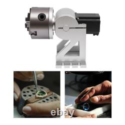 3 Jaws Rotary Chuck for Laser Marking Machine, Fiber Laser Engraver Attachment
