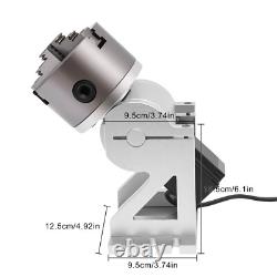 3 Jaws Rotary Chuck for Laser Marking Machine, Fiber Laser Engraver Attachment