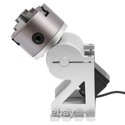 3 Jaws Rotary Chuck for Laser Marking Machine, Fiber Laser Engraver Attachment