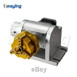 3 chuck rotary attachment for fiber laser metal marking machine