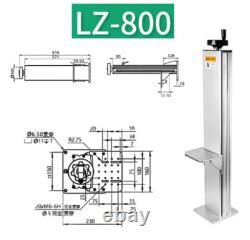 460-710mm Lift Columns for Fiber / CO2 / UV Laser Marking Machine