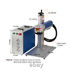 50W 200200mm Raycus Fiber Laser Marking Machine