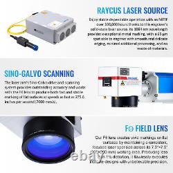 50W 7.9x7.9 Fiber Laser Marking Metal Engraver Marker with Basic Accessories