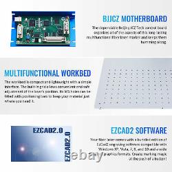 50W 7.9x7.9 Fiber Laser Marking Metal Engraver Marker with Basic Accessories