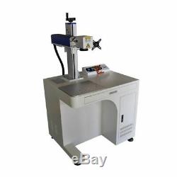 50W Desktop Fiber Laser Marker Marking Engraving Machine, Rotary Axis Include