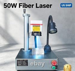 50W Fiber Laser Engraving Machine US Stock Metal Jewelry Craft Marking Tool