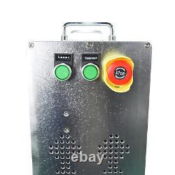 50W Fiber Laser Engraving Machine With 80mm rotary Handheld Design Ship From USA