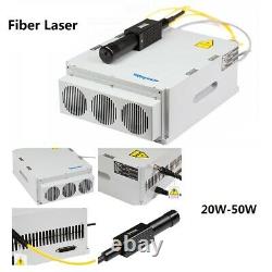 50W Fiber Laser Engraving Machine with Rotary Device for Metal Deep Marking