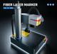 50w Fiber Laser Marking Cutting Machine Metal Jewelry Custom Photo Logo Engraver