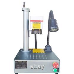 50W Fiber Laser Marking Cutting Machine Metal Jewelry Custom Photo Logo Engraver