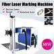 50w Fiber Laser Marking Engraving Engraver Machine Rotary Axis Raycus Laser