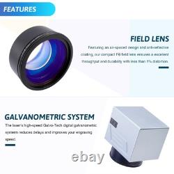 50W Fiber Laser Marking Engraving Machine Laser JPT Laser with Rotary