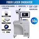 50w Fiber Laser Marking Machine 7.9x 7.9 For Metal & Non-metal Cutter Engraver