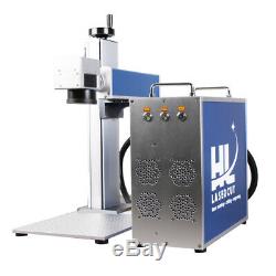 50W Fiber Laser Marking Machine Laser Engraver For Metal & Non-Metal Red Dot