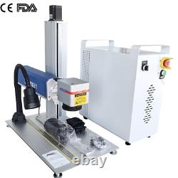 50W Fiber Laser Marking Machine Laser Engraver for Metal, Silver, StainlessFEDEX