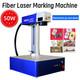 50w Fiber Laser Marking Machine Laser Engraver For Metal, Silver, Stainless